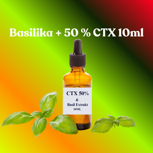 Basilika och 50% CTX i 10 ml